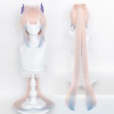 120cm Long Pink Mixed Genshin Impact Anime Peluca Sangonomiya Kokomi Wig Cosplay Synthetic Hair Wigs CS-466G