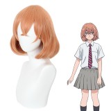 35cm Short Orange Tokyo Revengers AnimeTachibana Hinata Wig Cosplay Synthetic Hair Wigs CS-485G