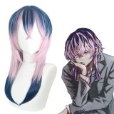 45cm Medium Long Blue&Purple Mixed Tokyo Revengers Rindo Haitani Wig Synthetic Anime Cosplay Wigs CS-485F