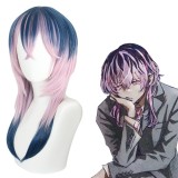 45cm Medium Long Blue&Purple Mixed Tokyo Revengers Rindo Haitani Wig Synthetic Anime Cosplay Wigs CS-485F