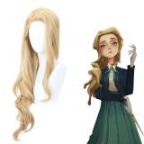 80cm Long Curly Light Blond Harry Potter: Magic Wakened Game Cassandra Wig Cosplay Synthetic Hair Wigs CS-491A