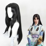 80cm Long Black Naraka: Bladepoint Tsuchimikado Kurumi Wig Cosplay Synthetic Anime Hair Wigs CS-492A