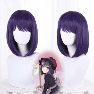 35cm Short Purple Mixed My Dress Up Darling Anime Marin Kitagawa Wig Cosplay Lolita Hair Wigs CS-495B