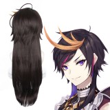 65cm Long Color Mixed Virtual YouTuber Anime Wig Shu Yamino Hair Synthetic Cosplay Costume Wigs CS-498D