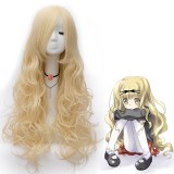 80cm Long Curly Beige Shugo Chara Anime Mashiro Rima Wig Cosplay Synthetic Heat Resistant Hair Wigs LW674