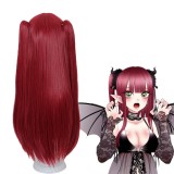 75cm Long Straight Dark Rose My Dress-Up Darling Anime Kitagawa Marin Wig Cosplay Synthetic Hair Wig With 2Ponytails CS-495F