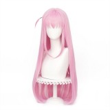 80cm Long Straight Light Pink Bocchi The Rock Anime Goto Hitori Wig Cosplay Synthetic Heat Resistant Hair Wig CS-517A