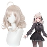 35cm Short Curly Flaxen Spy Classroom Anime Lily Wig Synthetic Halloween Cosplay Costume Wigs CS-524A