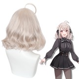 35cm Short Curly Flaxen Spy Classroom Anime Lily Wig Synthetic Halloween Cosplay Costume Wigs CS-524A