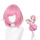 35cm Short Straight Pink Project Sekai Game Ootori Emu Wig Cosplay Synthetic Anime Hair Wigs CS-512G