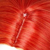 100cm Long Curly Red&Blonde Mixed Genshin Impact Cosplay Pyro Archon Mavuika Wig Synthetic Anime Hair Wigs CS-666F