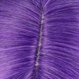 85cm Long Straight Purple&White Mixed Genshin Impact Chevreuse Wig Synthetic Anime Cosplay Wigs CS-666H