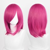 High Quality 40cm Medium Long MSN Bob Wig Cosplay Multi Colors Peluca Synthetic Anime Cosplay Heat Resistant Hair Wigs CC007