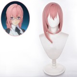 70cm Long Smoke Pink Zenless Zone Zero Anime Tsukishiro Yanagi Wig Synthetic Cosplay Hair Wigs CS-534I