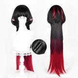 90cm Long Straight Black&Red Mixed Zenless Zone Zero Anime Jane Doe Wig Synthetic Cosplay Wigs CS-534J