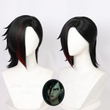 45cm Medium Blue Short Jinx Black Vi Wig League of Legends LOL Arcane Anime Synthetic Cosplay Hair Wigs CS-493FG