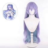 90cm Long Curly Purple&Blue Mixed Wuthering Waves Game Cantarella Wig Synthetic Anime Cosplay Hair Wigs CS-637H