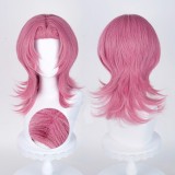 45cm Medium Long Pink Mixed KPOP Demon Hunters Romance Wig Synthetic Anime Heat Resistant Hair Wig CS-639D