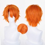 35cm Short Orange Zootopia 2 Anime Nick Foxy Wig Stnthetic Halloween Party Hair Wigs CS-278GH
