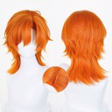 35cm Short Orange Zootopia 2 Anime Nick Foxy Wig Stnthetic Halloween Party Hair Wigs CS-278GH