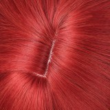 95cm Long Red Gachiakuta Li Glaze Wig Synthetic Anime Halloween Party Cosplay Wigs With Two Braids CS-640C